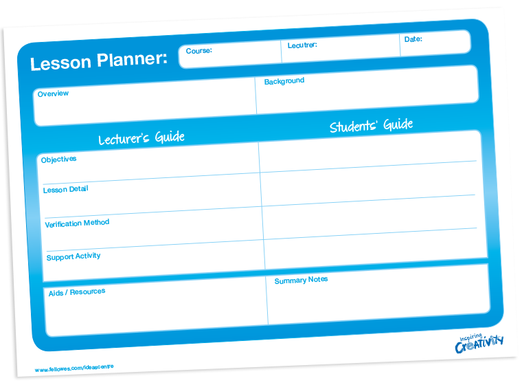 Lesson Planner (Higher Education)